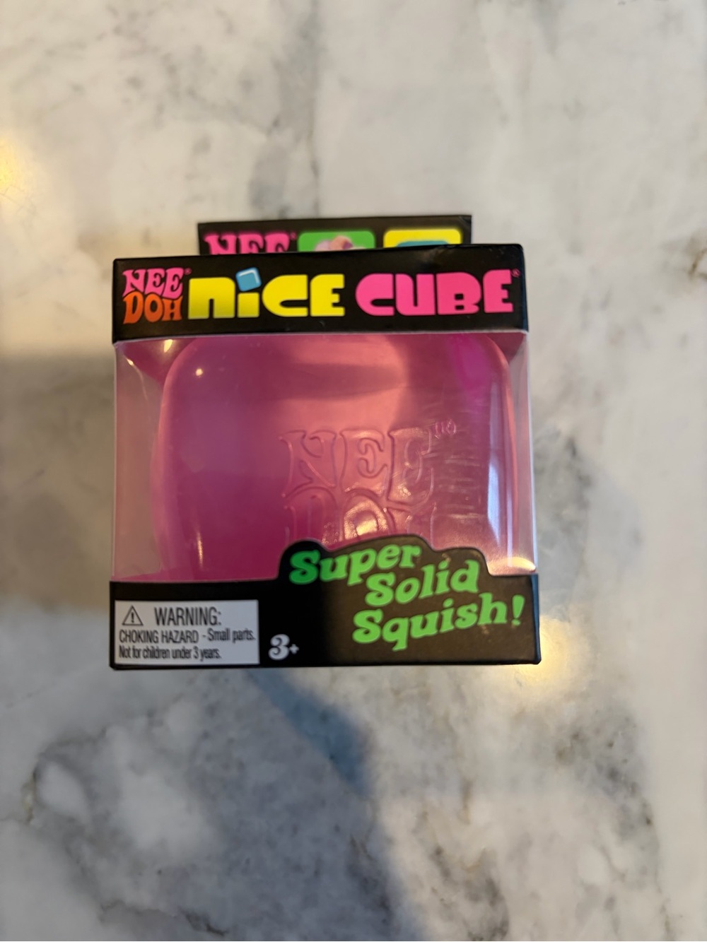 Nice Cube Super Solid Squish Toy - Pink